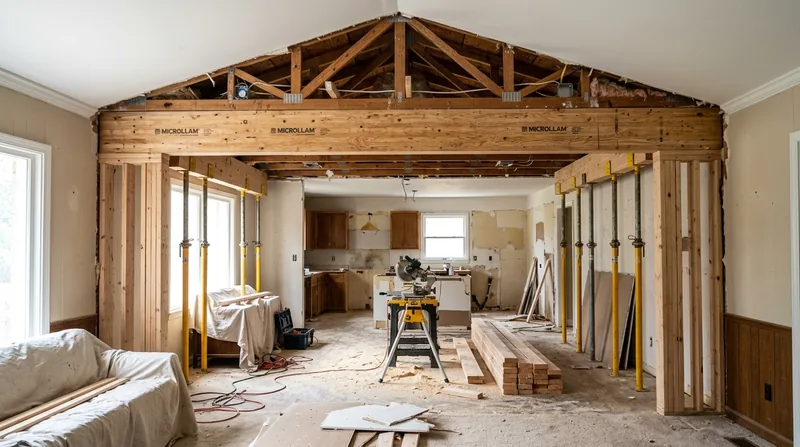 Beam Replacement & Load-Bearing Wall Removal Virginia Beach